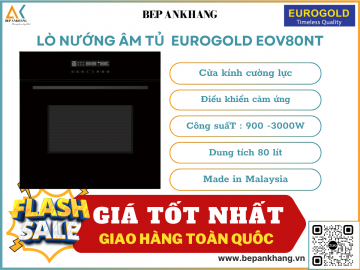 Lò nướng âm tủ Eurogold EOV80NT - Made in Malaysia